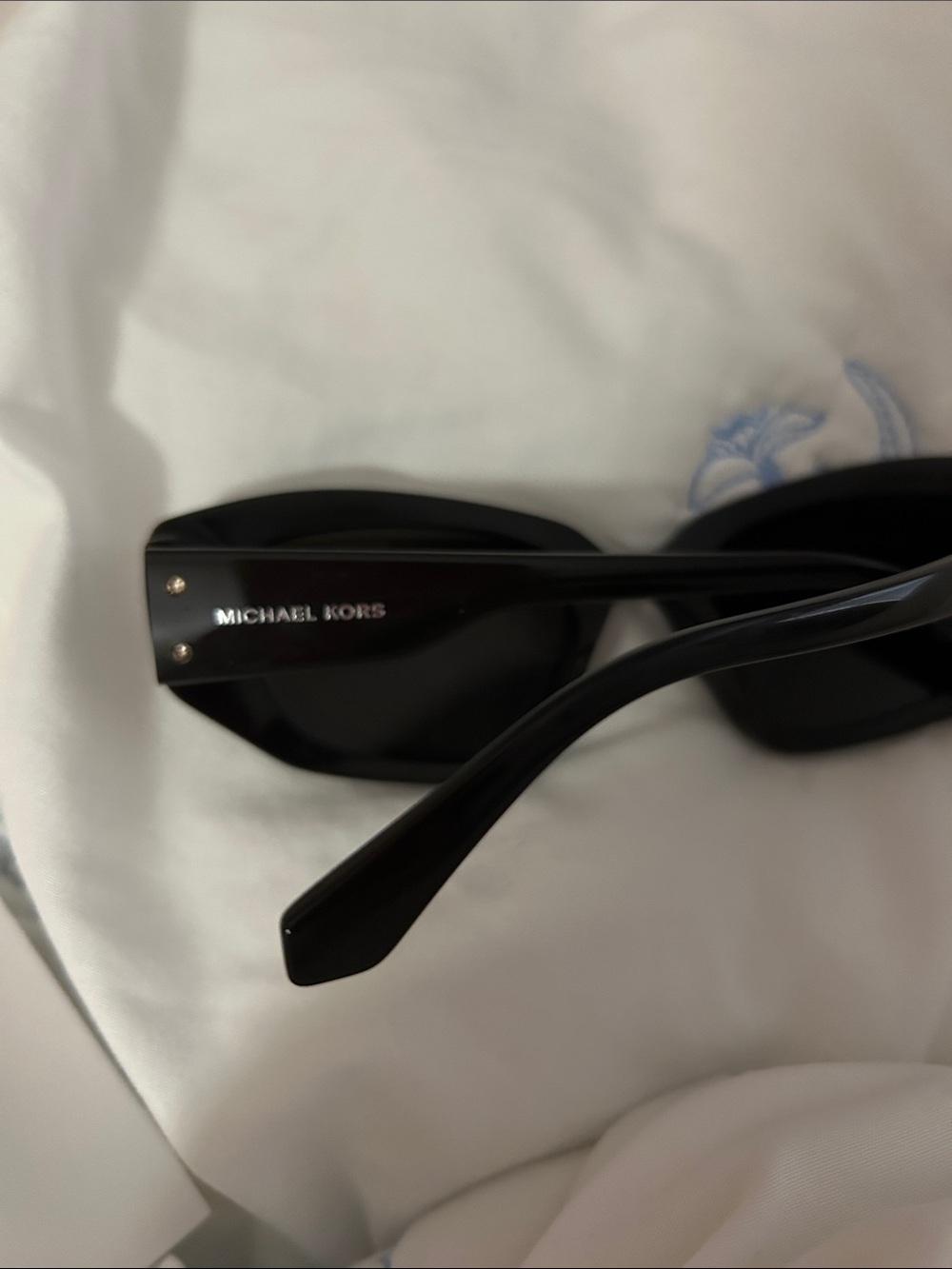 Michael Kors Black Cat - Eye Sunglasses with Subtle Studs Lucottica Style - Picture 7 of 9